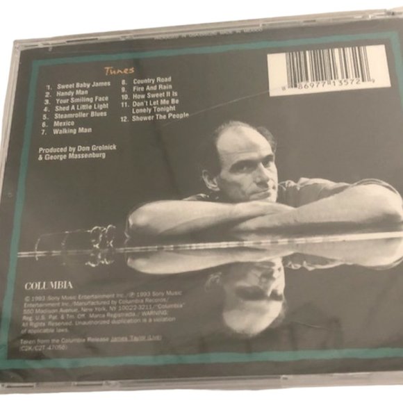 Sealed James Taylor (Best Live) - 1994 - Picture 3 of 3